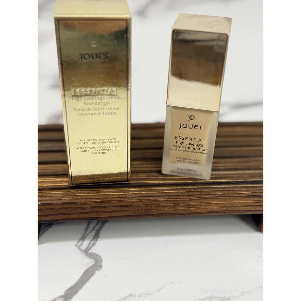 Jouer Essential High Coverage Crème Foundation – Linen (20 ml)